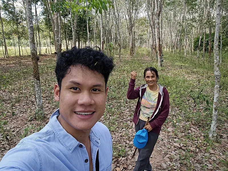 Field visit, Surat Thani
